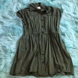 Forest green dress
